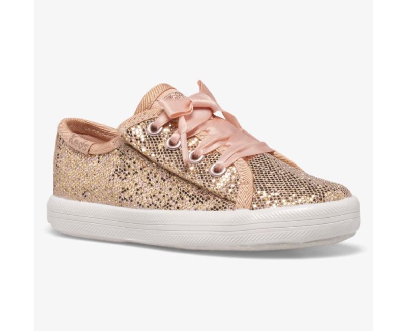 Keds Kickstart Jr Celebrations Sneakers Kinderen Roze Goud | DscZWpFr