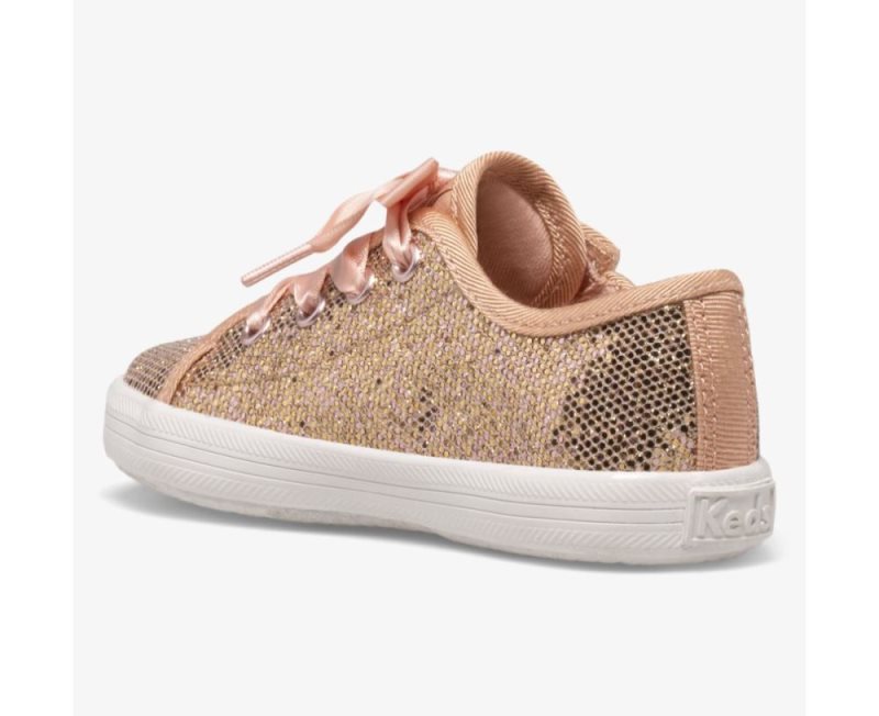 Keds Kickstart Jr Celebrations Sneakers Kinderen Roze Goud | DscZWpFr