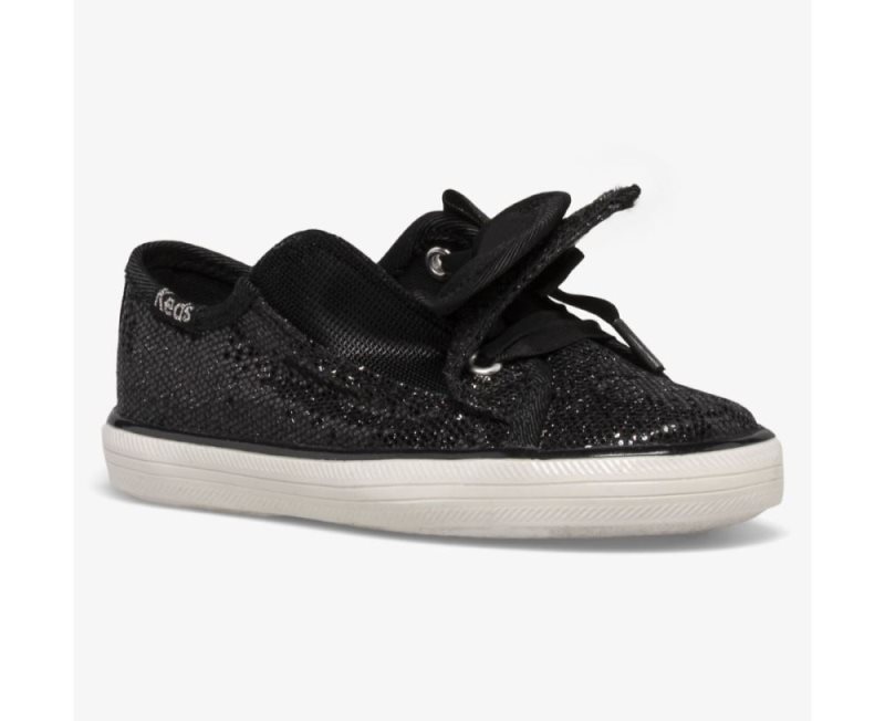 Keds Kickstart Jr Celebrations Sneakers Kinderen Zwart | reQd2NFC