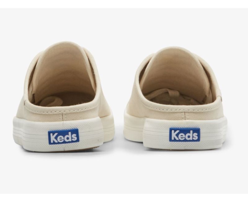 Keds Kickstart Mule Canvas Canvas Schoenen Dames Oatmeal | 8WGJdzPQ