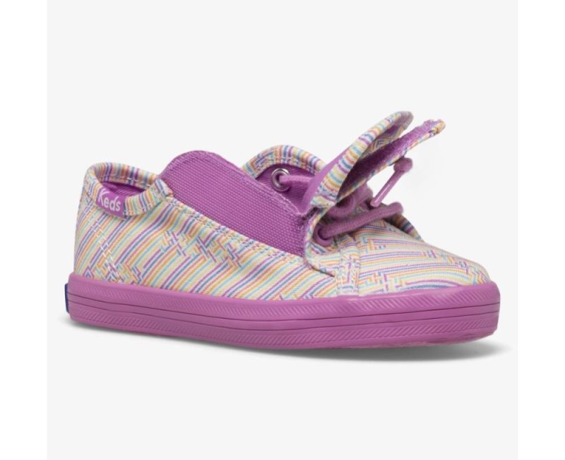 Keds Kickstart Seasonal Jr Sneakers Kinderen Gekleurd Paars | m9n3JOr7