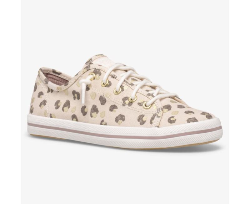 Keds Kickstart Seasonal Sneakers Kinderen Leopard | lwfA54rB