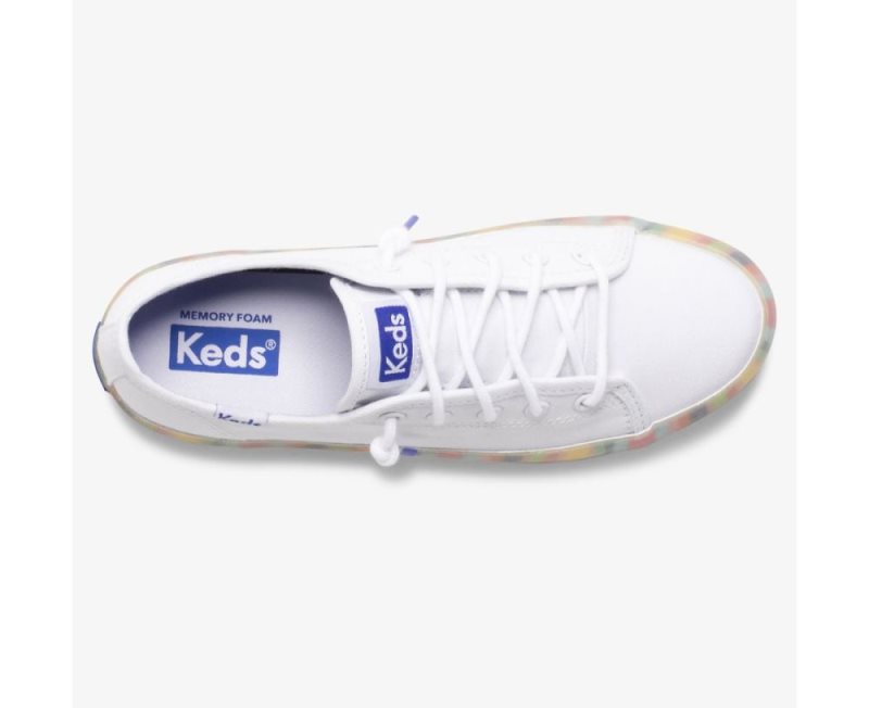 Keds Kickstart Seasonal Sneakers Kinderen Gekleurd Wit | yAuaXpx3