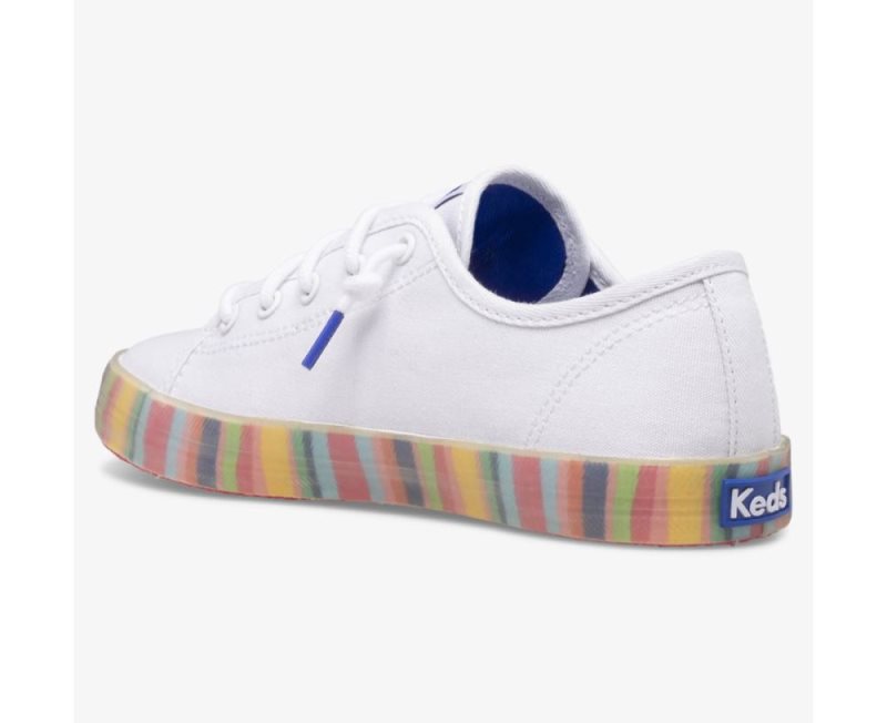 Keds Kickstart Seasonal Sneakers Kinderen Gekleurd Wit | yAuaXpx3