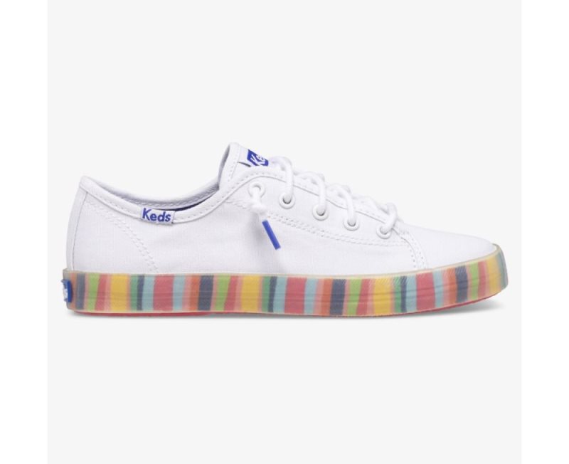 Keds Kickstart Seasonal Sneakers Kinderen Gekleurd Wit | yAuaXpx3