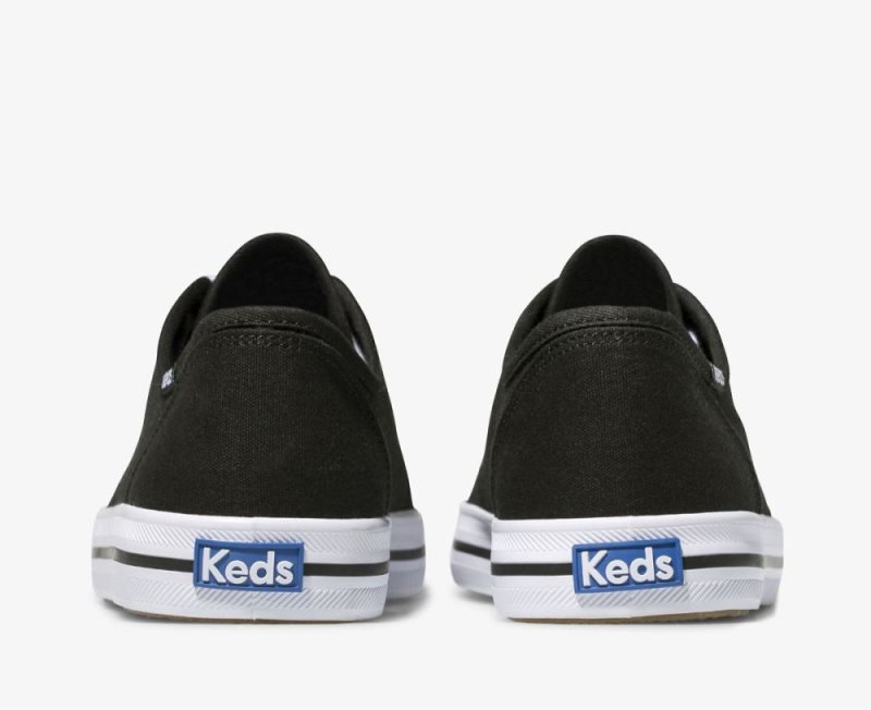 Keds Kickstart Sneakers Dames Zwart | VK6iHrIa