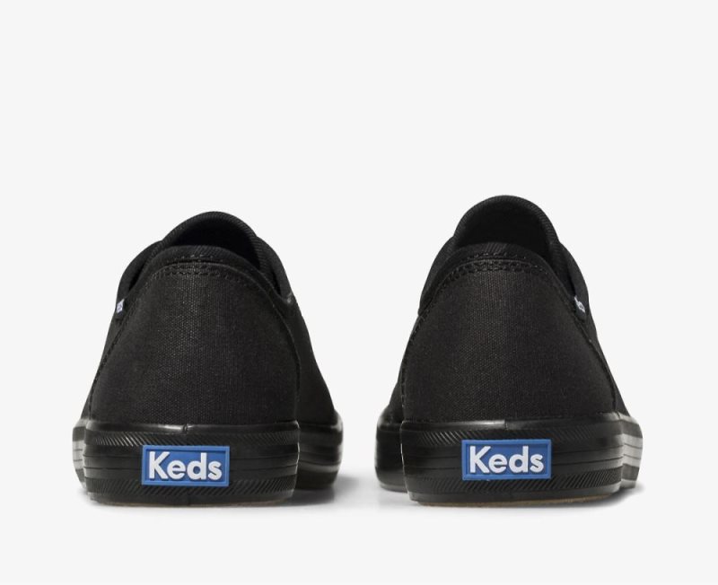 Keds Kickstart Sneakers Dames Zwart | p026MEiF