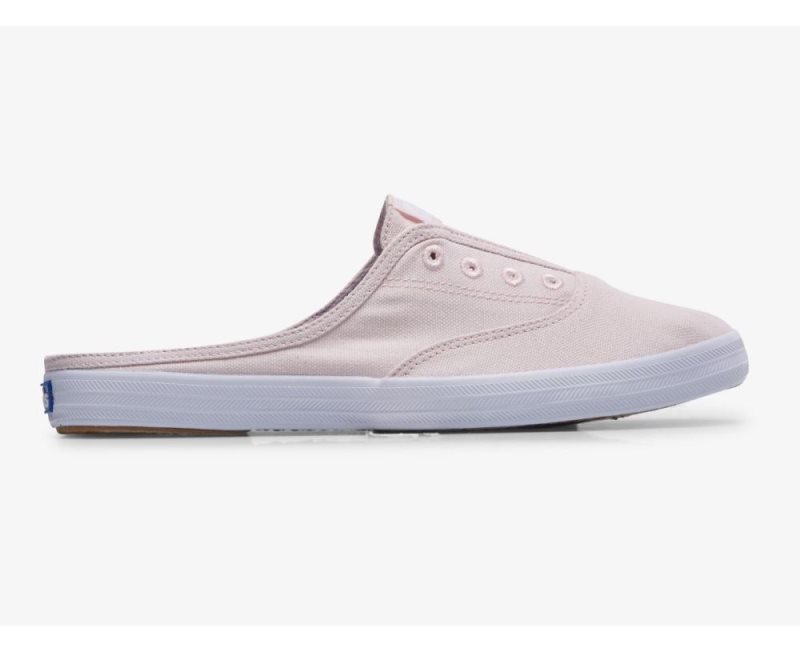 Keds Moxie Mule Washed Twill Slip Ons Dames Lichtroze | 5DedNQE9