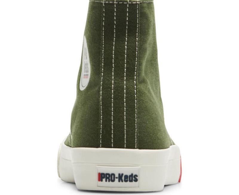 Keds Royal Hi Klassieke Canvas Sneakers Dames Groen | cQdZacMr