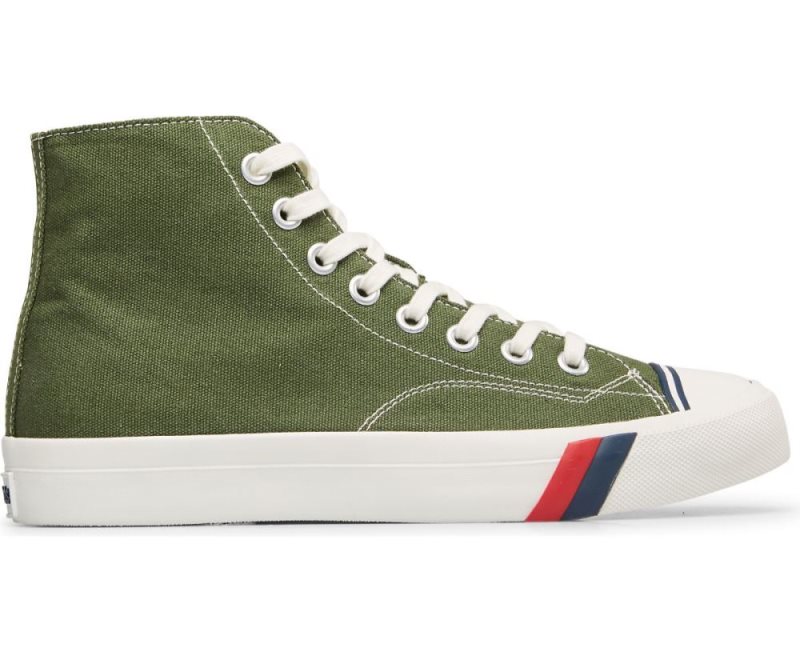 Keds Royal Hi Klassieke Canvas Sneakers Dames Groen | cQdZacMr