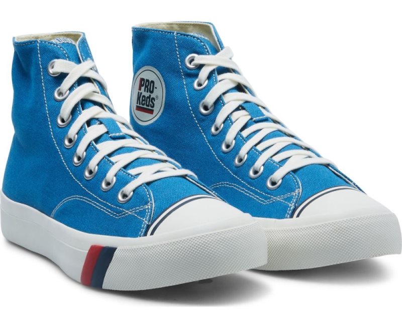 Keds Royal Hi Sneakers Dames Blauw | FuUyOPNT