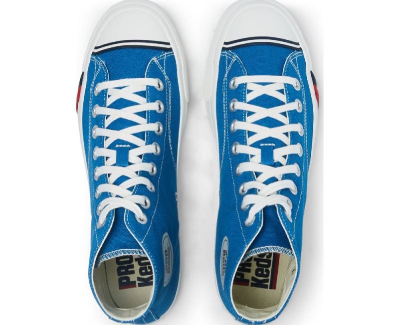 Keds Royal Hi Sneakers Dames Blauw | FuUyOPNT