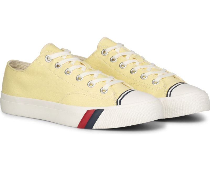 Keds Royal Lo Canvas Canvas Schoenen Dames Geel | JjDLjUxM