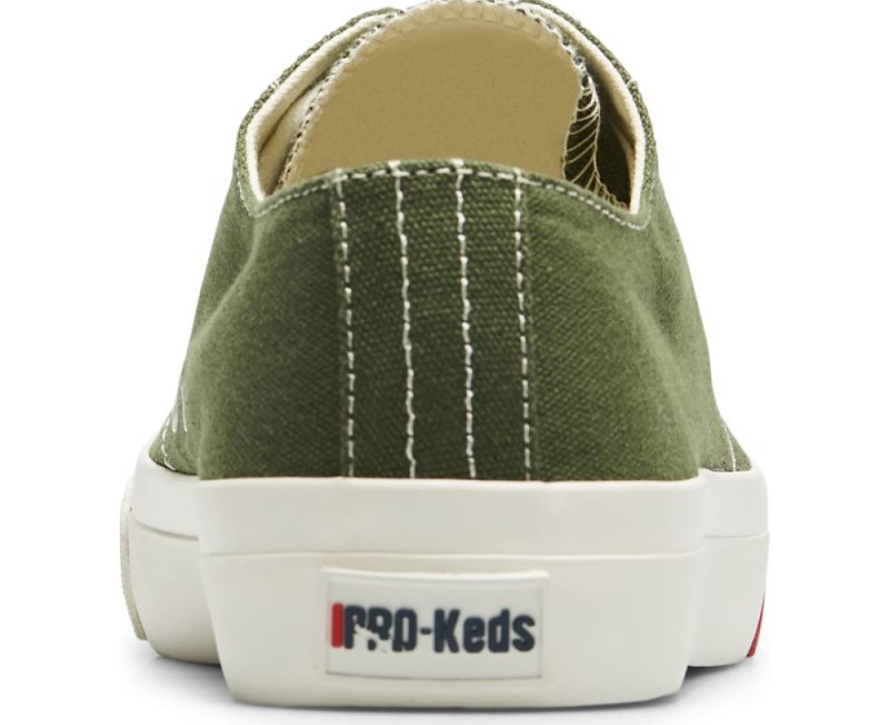 Keds Royal Lo Canvas Schoenen Dames Groen | yD0Ux0aQ