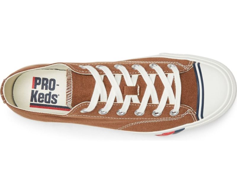 Keds Royal Lo Canvas Schoenen Heren Toffee | iybezbh0