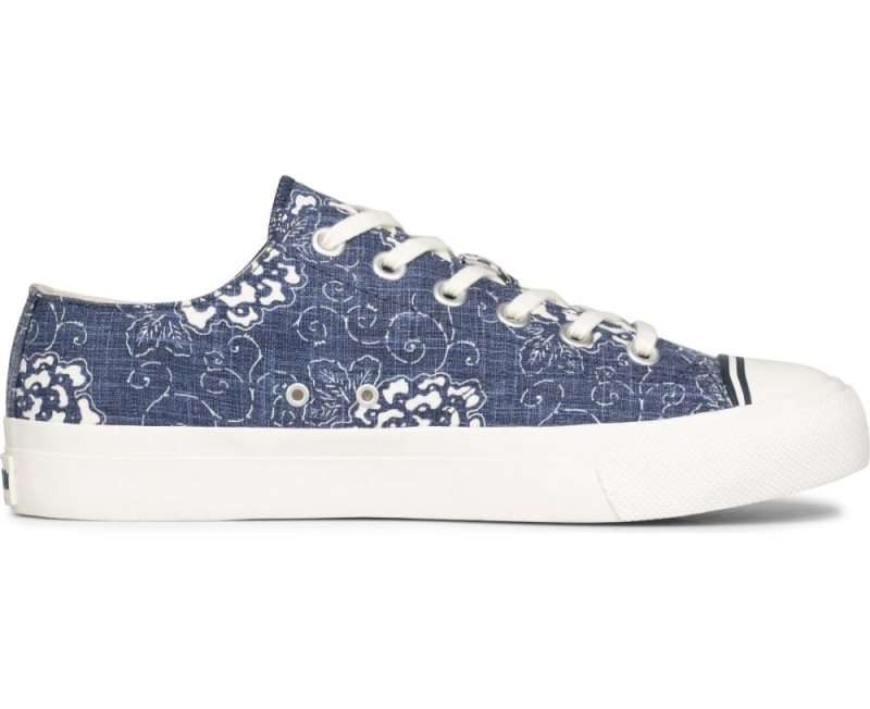 Keds Royal Lo Floral Print Sneakers Dames Donkerblauw | VKXLblra