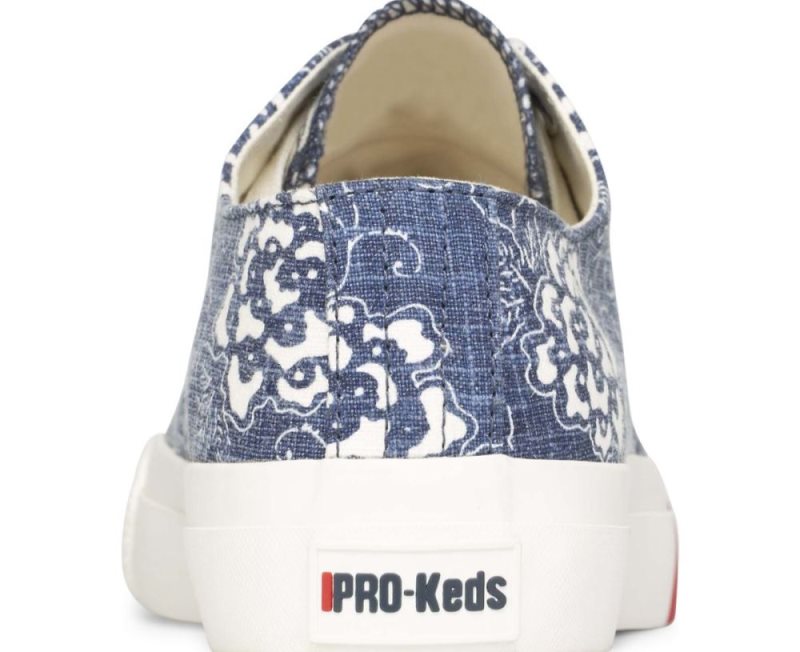 Keds Royal Lo Floral Print Sneakers Dames Donkerblauw | VKXLblra