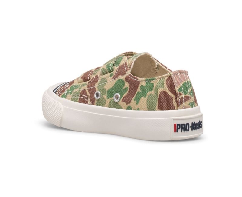 Keds Royal Lo HL Sneakers Kinderen Camo Olijfgroen | iYoUjjz3