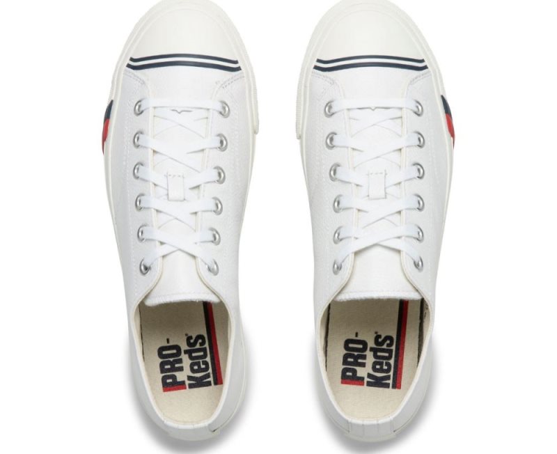 Keds Royal Lo Klassieke Leren Sneakers Dames Wit | TlTTtUFy