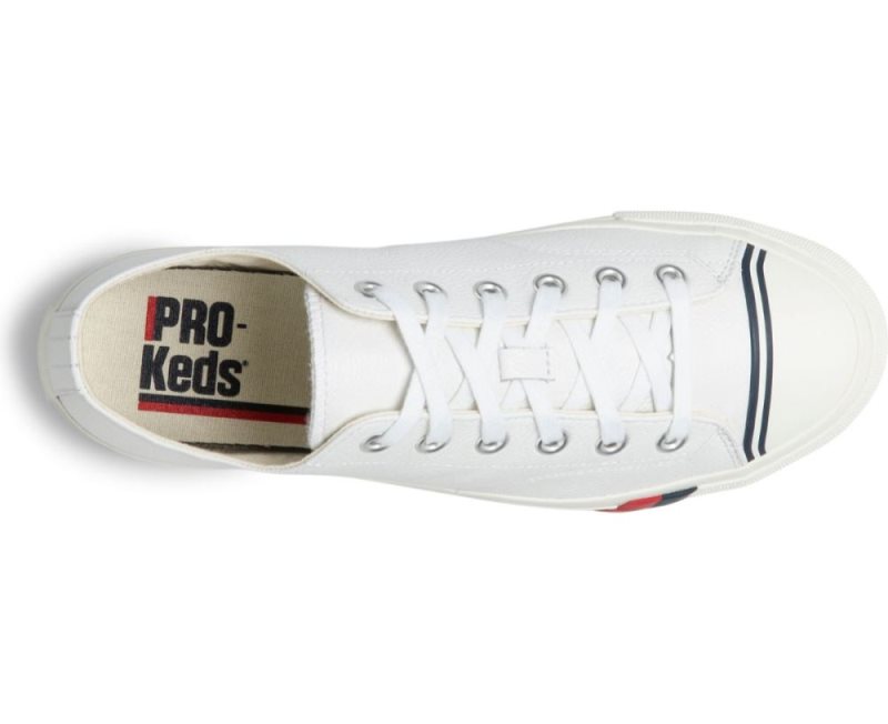 Keds Royal Lo Klassieke Leren Sneakers Dames Wit | TlTTtUFy