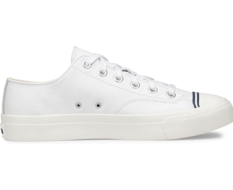 Keds Royal Lo Klassieke Leren Sneakers Dames Wit | TlTTtUFy