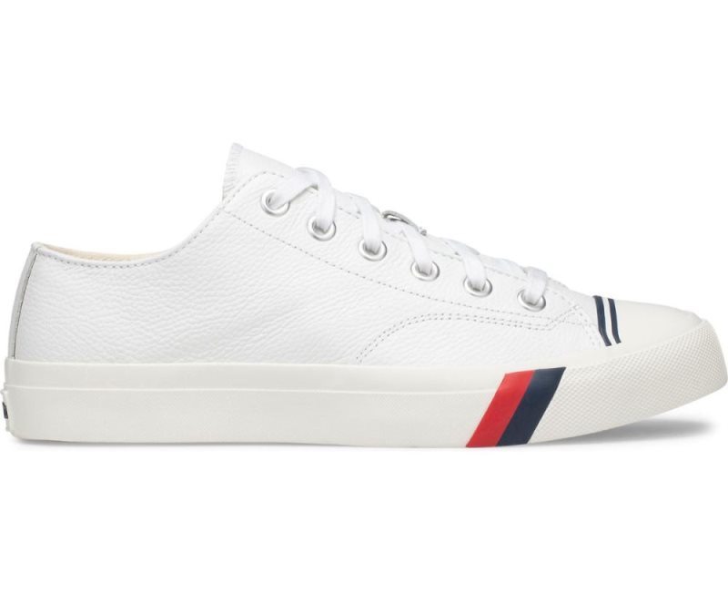 Keds Royal Lo Klassieke Leren Sneakers Dames Wit | TlTTtUFy