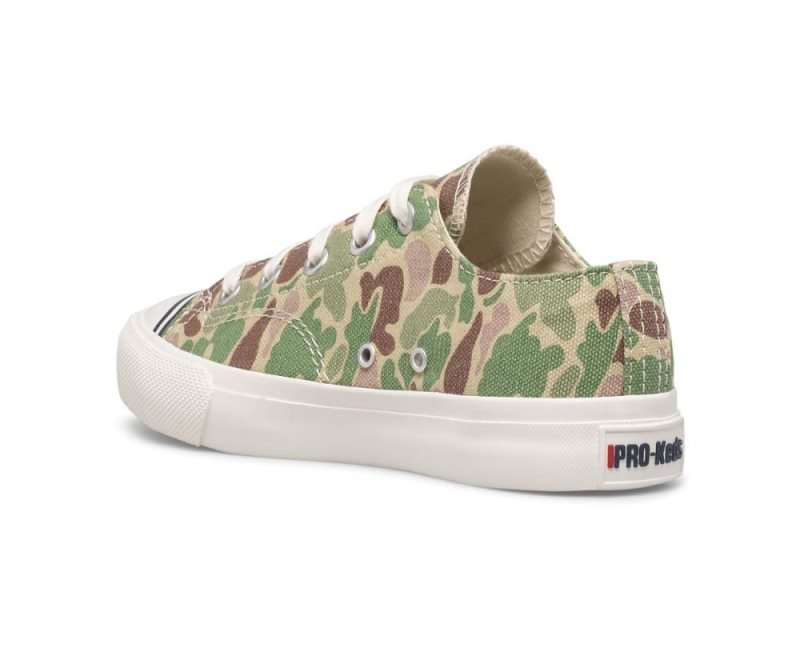 Keds Royal Lo Sneakers Kinderen Camo Olijfgroen | eU4hl2Fc