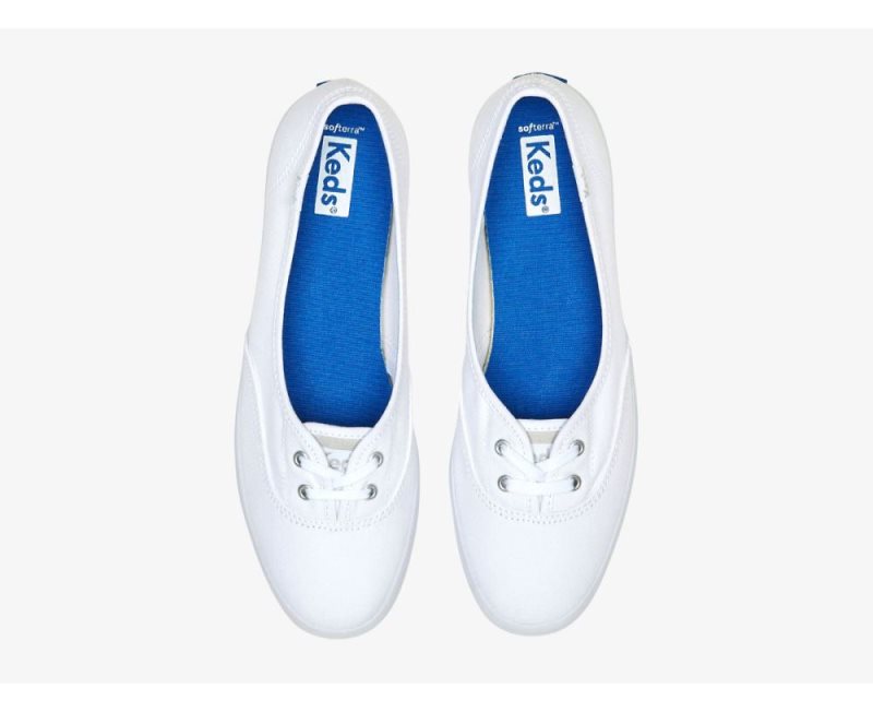 Keds The Mini Canvas Canvas Schoenen Dames Wit | wcxOBIaa