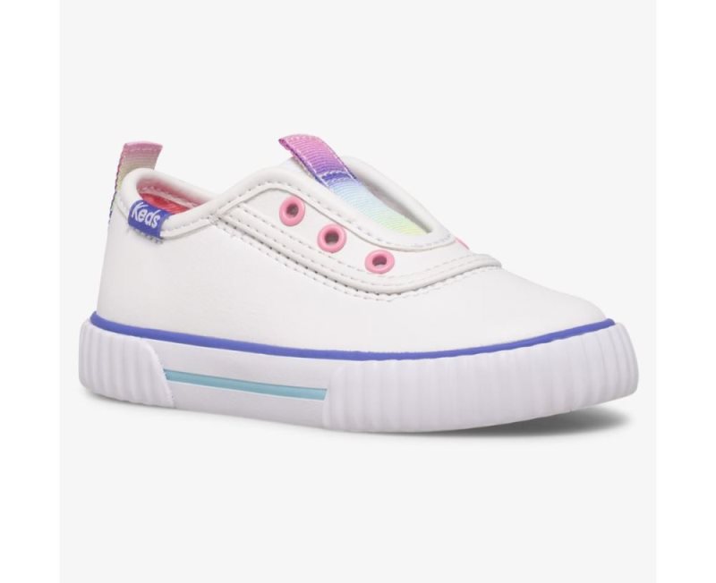 Keds Topkick Jr Washable Leren Sneakers Kinderen Wit | UBY6VUO8