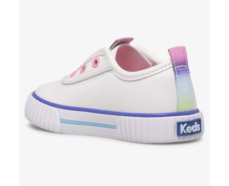 Keds Topkick Jr Washable Leren Sneakers Kinderen Wit | UBY6VUO8