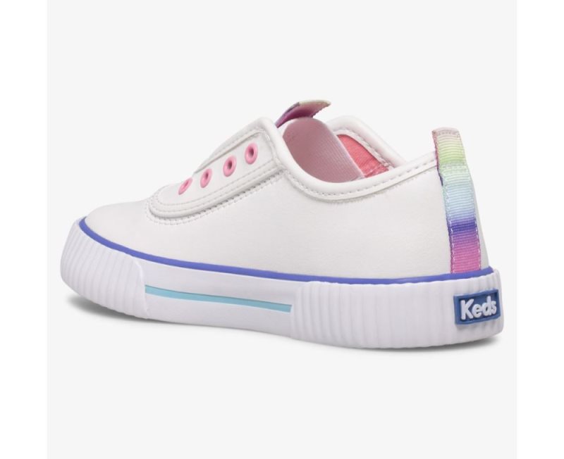 Keds Topkick Washable Leren Sneakers Kinderen Wit | 7o6Vd8Me